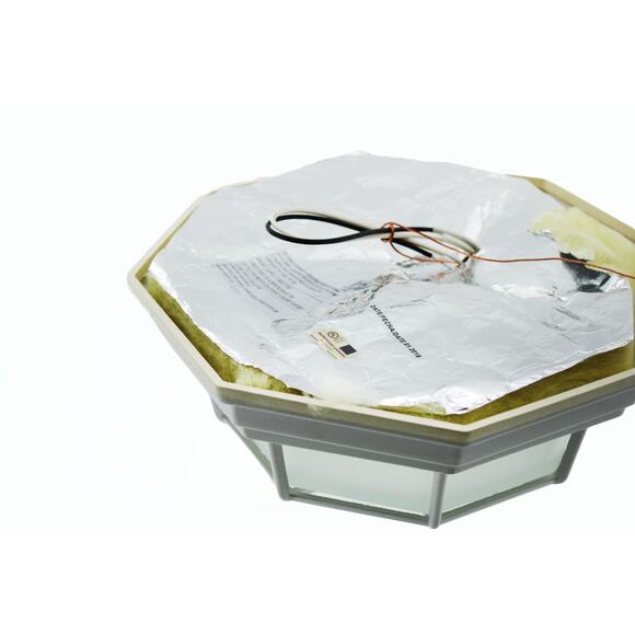 Exterior‎ Ceiling Light Hampton Bay Exterior Ceiling Light White Finish 240 216 - Picture 4 of 12